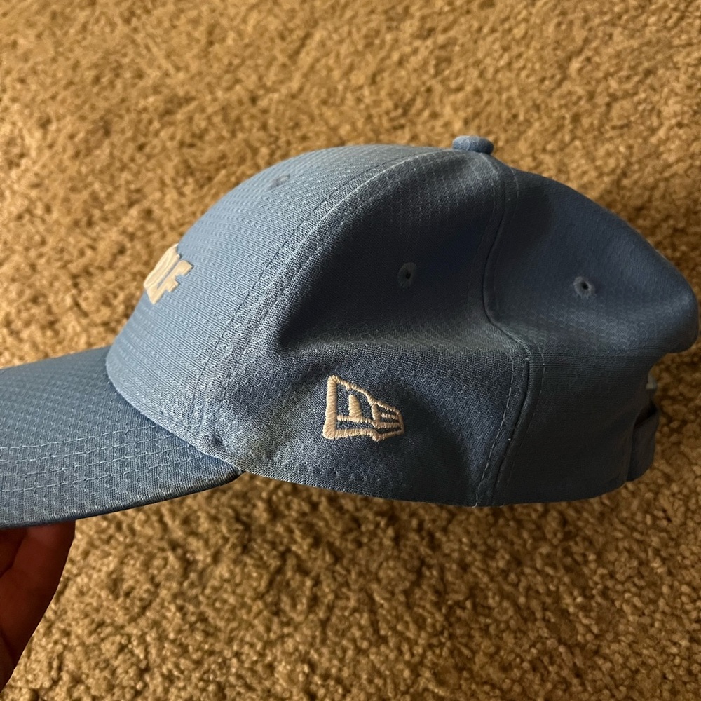 New Era Golf Channel Light Blue Cap with White Logo